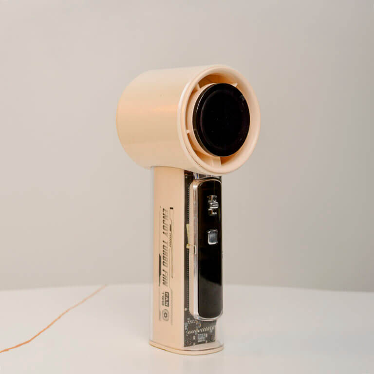 rechargeable handheld turbo fan (portable hand fan)