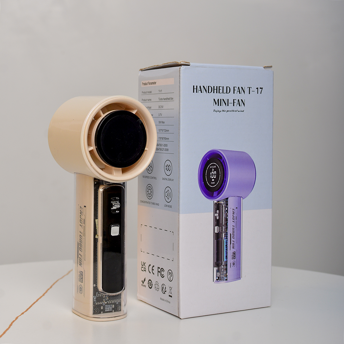 rechargeable handheld turbo fan (portable hand fan) rechargeable handheld turbo fan (portable hand fan)